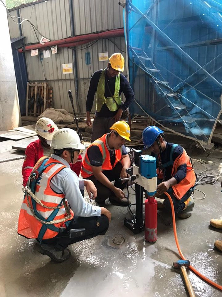 Coring Training Demonstration