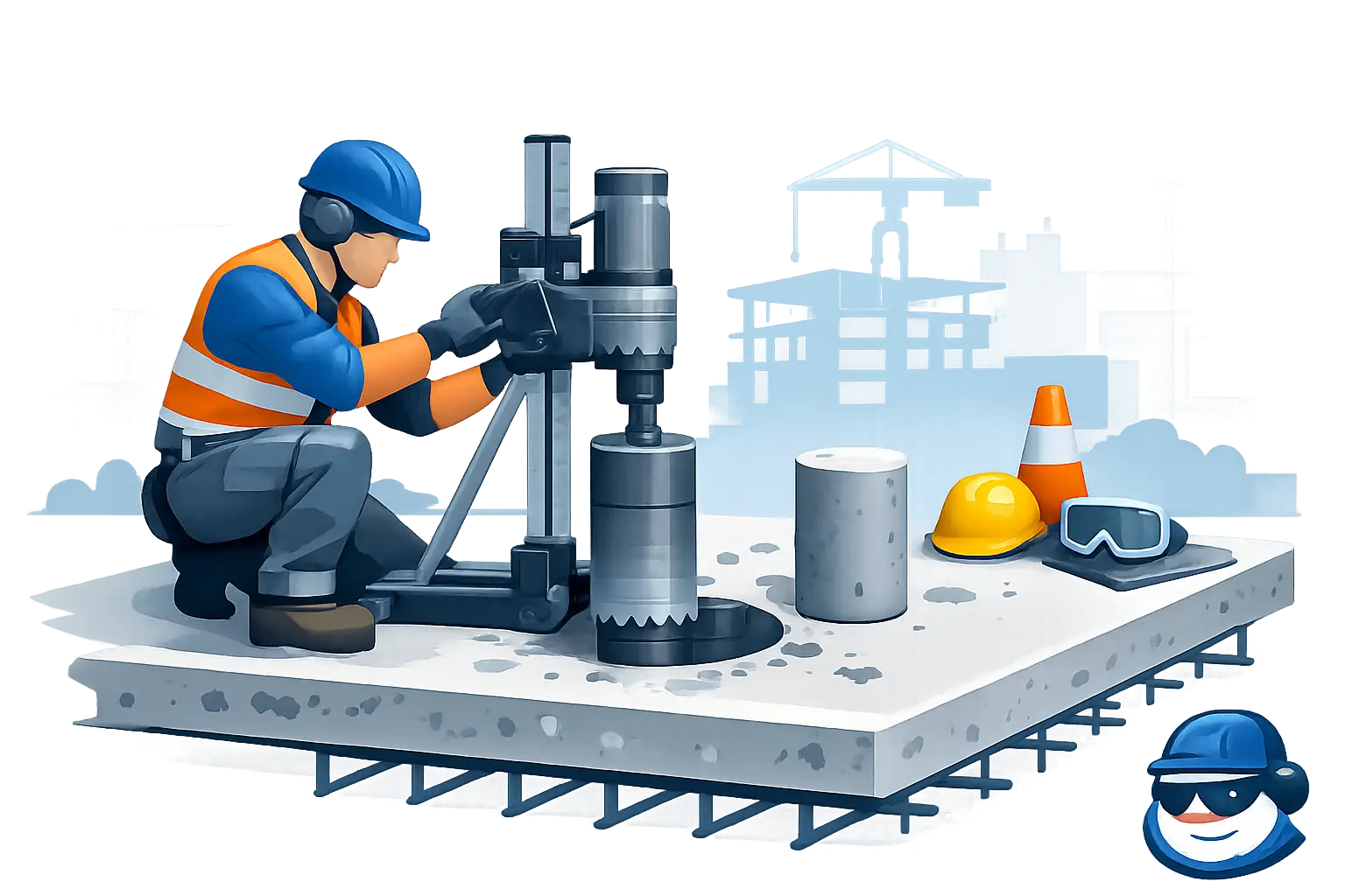 How to Core a Reinforced Slab Safely