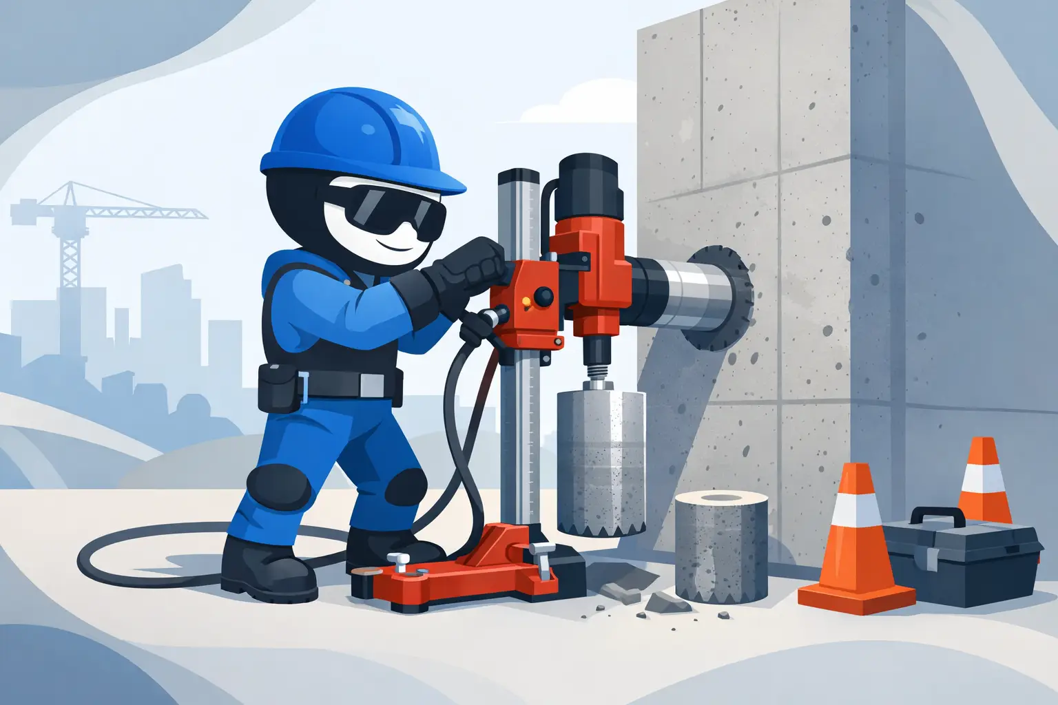 How to Drill Concrete Cores Properly