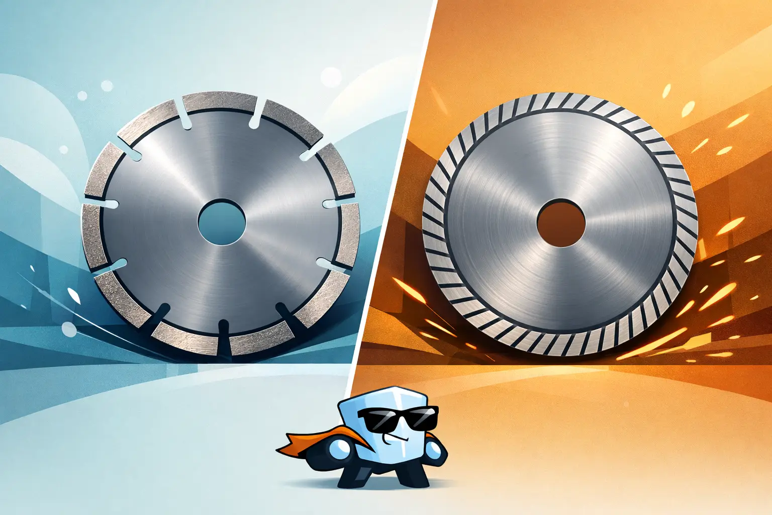 Segmented Versus Turbo Blade